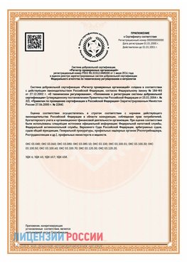 Приложение СТО 03.080.02033720.1-2020 (Образец) Таганрог Сертификат СТО 03.080.02033720.1-2020
